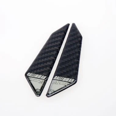 Mitsubishi Badge Carbon Fiber