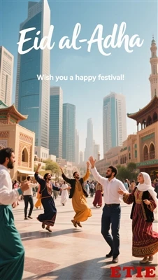 ETIE Sticker Wishing You A Happy Eid Al Adha