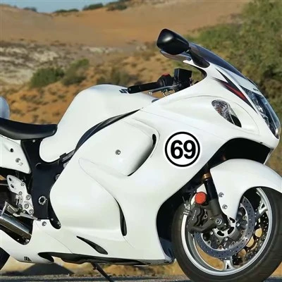 Racing Number Sticker