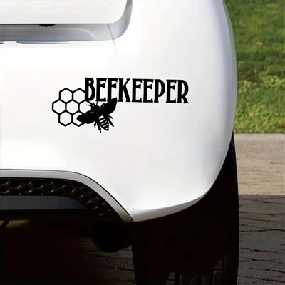 1pc Cartoon Beekeeper Sports Car Stickers