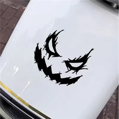 1PC Demon Smiling Motorcycle Sticker