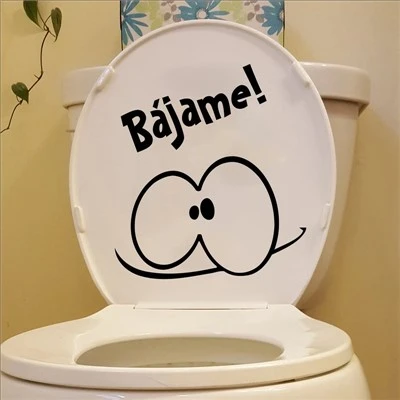 Novelty Creative Funny Toilet Seat Decals