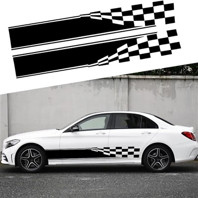 Car Body Side Stripe Decals Waterproof