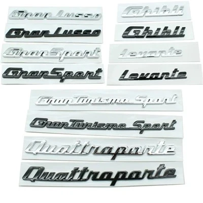 ABS Car Rear Trunk Letters Logo Emblem