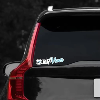 OnlyVans Funny Car Sticker For Van