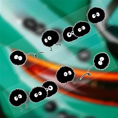 Anime Soot Sprites Cartoon Car Decal Sticker