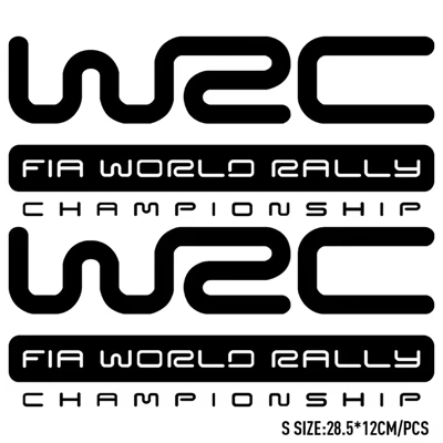 FIA WORLD RALLY DECAL STICKER