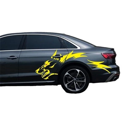 King Wolf Sticker