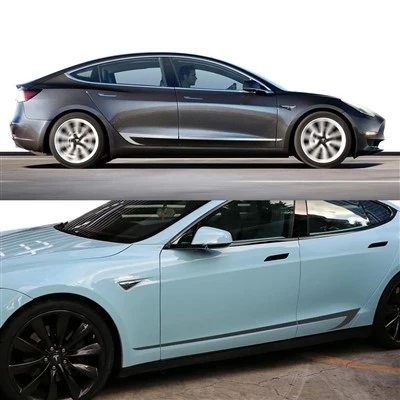 Tesla Model 3 Door Side Stickers